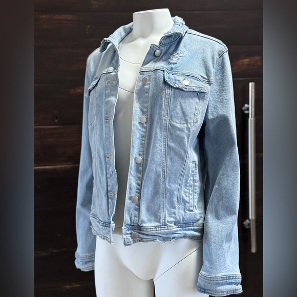 Salty Dawg Saloon Distressed Denim Universal Threads Jacket- Vintage Vibes - Picture 12 of 14
